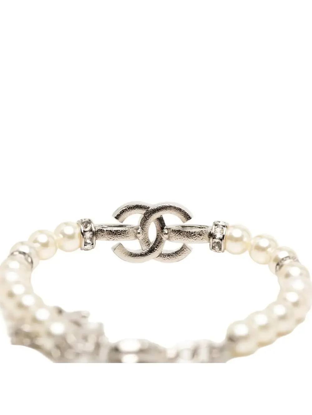 Chanel Cc Logo Bracelet Metal #357634C12B